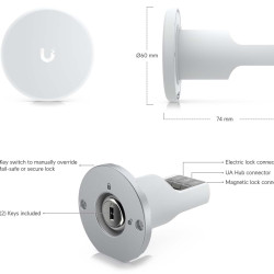 Comutator de urgență cu cheie pentru control acces UniFi Ubiquiti Access Rescue KeySwitch, UA-Rescue